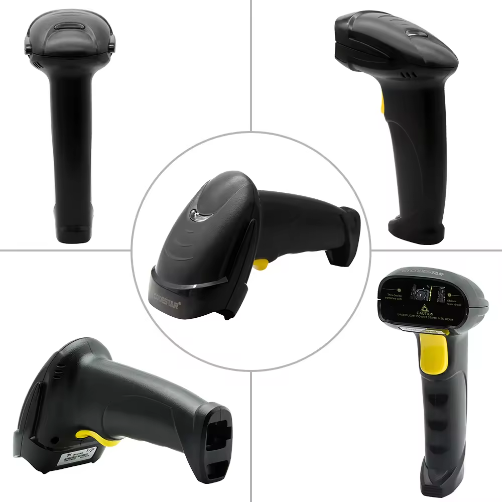 Laser CCD CMO Scan Wired Bar Code Scanners Leitor Corded Handheld 1D 2D QR Barcode Scanner Fornecedores X-9100